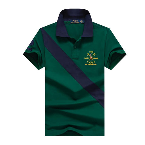 Ralph Lauren Men Cross Mallet Green Polo