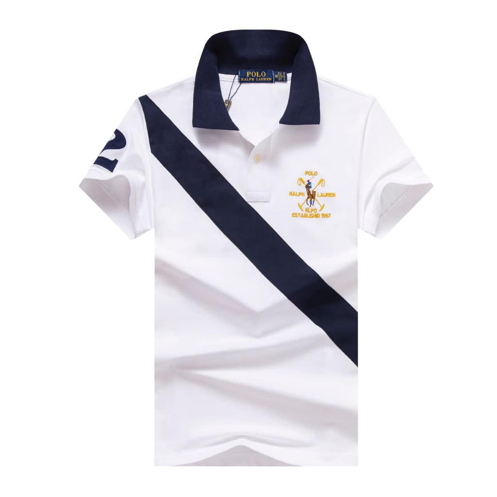 Ralph Lauren Men Cross Mallet White Polo