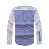 Polo Ralph Lauren Men Vintage Long  Sleeve Ghimgam and Stripe Shirt