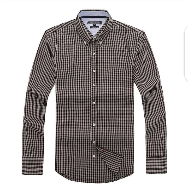 Tommy Hilfiger  Check Male Long Sleeve Shirt