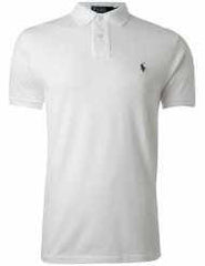 Ralph Lauren Men Small Pony White Polo.