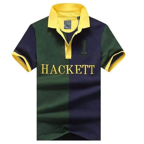 Hackett  Racing  Number 1 Polo Yellow and Green