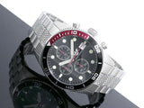Emporio Armani Sport Chronograph Silver Black Dial Mens AR5855 watch