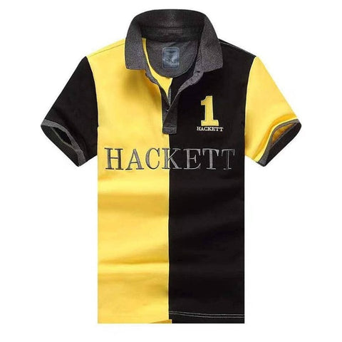 Hackett  Racing  Number 1 Polo Yellow and black