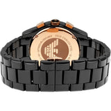 Emporio Armani Ceramica AR1410 Men's Chrono Black Watch
