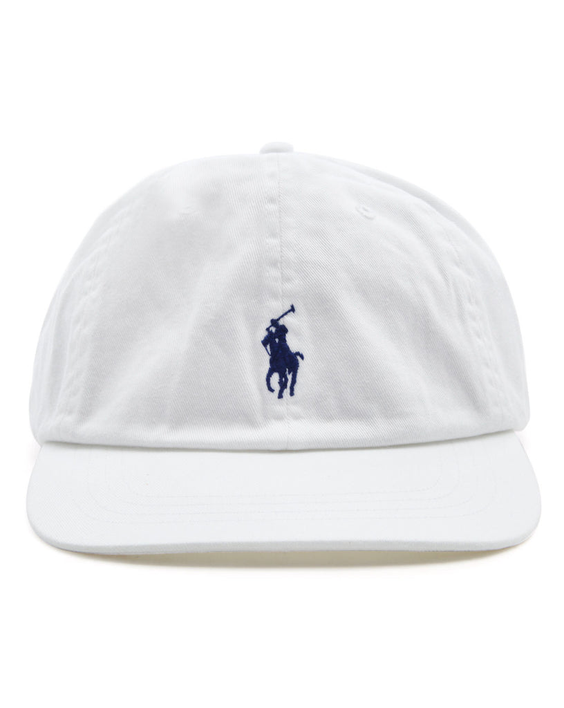 Polo White Male Small Pony Cap