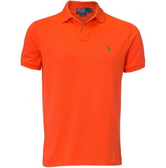 Ralph Lauren Orange Small Pony Men Polo