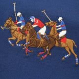 Ralph Lauren Triple Pony Navy Blue Men Polo
